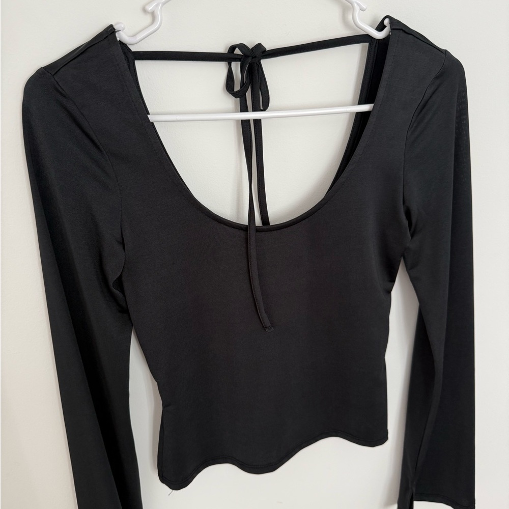 Black Long Sleeve Women's Top